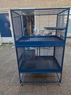 Savic royal suite 100 marineblauw, Dieren en Toebehoren, Knaagdieren en Konijnen | Hokken en Kooien, Kooi, 110 cm of meer, Zo goed als nieuw