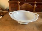Petrus Regout Antieke Schaal met Handvatten Wit, Antiek en Kunst, Antiek | Schalen, Ophalen