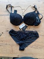 Sapph- nieuw set 80D (bh en slip), Kleding | Dames, Ondergoed en Lingerie, Ophalen of Verzenden, Zwart, BH