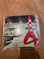 Kuifje emaille bord raket op de maan, Verzamelen, Ophalen of Verzenden, Zo goed als nieuw, Reclamebord