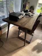 Houten eettafel 4 personen, Gebruikt, 200 cm of meer, Rechthoekig, 50 tot 100 cm