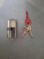 Corbin cilinderslot dubbel met 3 sleutels, Doe-het-zelf en Verbouw, Hang- en Sluitwerk, Ophalen of Verzenden, Gebruikt, Slot