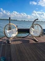 Amazonas Globo hangstoel met standaard 2x, Ophalen, Zo goed als nieuw, Hout
