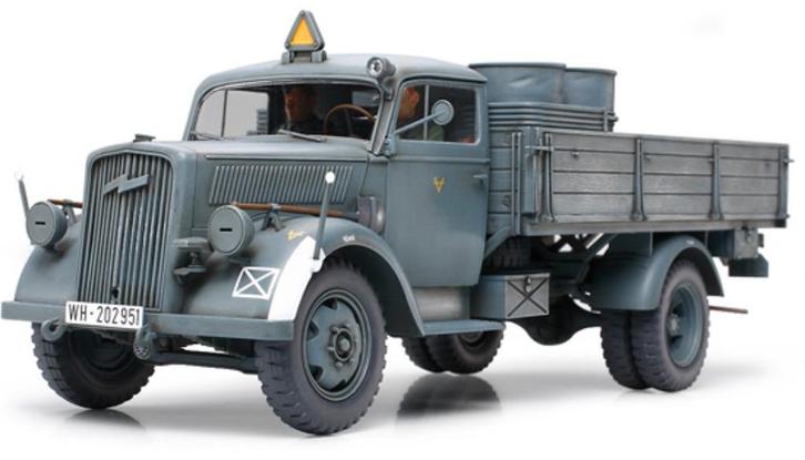 Tamiya 1:35 German 3 ton cargo truck Opel Blitz, Hobby en Vrije tijd, Modelbouw | Auto's en Voertuigen, Nieuw, Truck, 1:32 tot 1:50