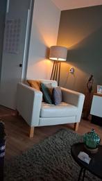 Prachtige witte diepe ikea stoel, Ophalen, Zo goed als nieuw, Wit, Eén