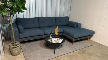GRATIS LEVERING - Prachtige trendy loungebank in het blauw