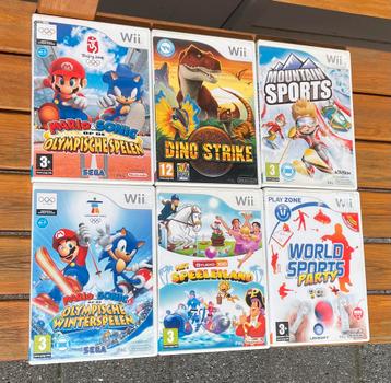 Nintendo Wii spellen | speeleiland dino strike sports Mario beschikbaar voor biedingen