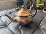Zilveren Perzische Theepot met Houten Hendel, Antiek en Kunst, Ophalen, Zilver