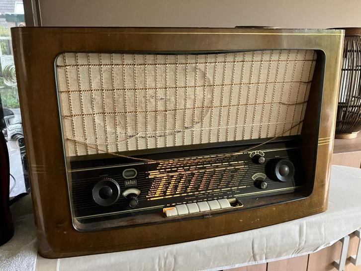 Braun 99UKW Buizen Radio 1958, Audio, Tv en Foto, Radio's, Gebruikt, Radio, Ophalen
