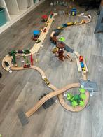 Mega set houten treinbaan, Ophalen of Verzenden, Zo goed als nieuw, Overige typen