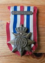 Medaille ereteken voor oorlog en vrede met 1 gesp 1946, Ophalen of Verzenden, Landmacht, Nederland, Lintje, Medaille of Wings
