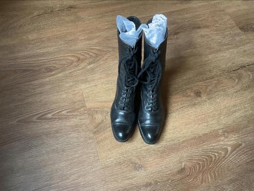 Victoriaans brocante antiek oude rijglaarsjes veterlaarsjes, Antiek en Kunst, Antiek | Kleding en Accessoires, Dames, Ophalen of Verzenden