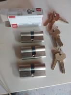 Nieuwe set 3 Cilinders gelijksluitend 30x30mm meerdere sets, Doe-het-zelf en Verbouw, Ophalen of Verzenden, Nieuw, Slot