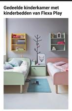 Flexa play bed green, Ophalen, 90 cm, Eenpersoons, Zo goed als nieuw