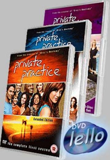 Private Practice, Seizoen 1, 2 & 3, (2007-10 Kate Walsh) NLO beschikbaar voor biedingen