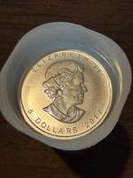 Tube Maple leaf 25x 1 Oz 999 zilver, Postzegels en Munten, Edelmetalen en Baren, Ophalen of Verzenden, Zilver