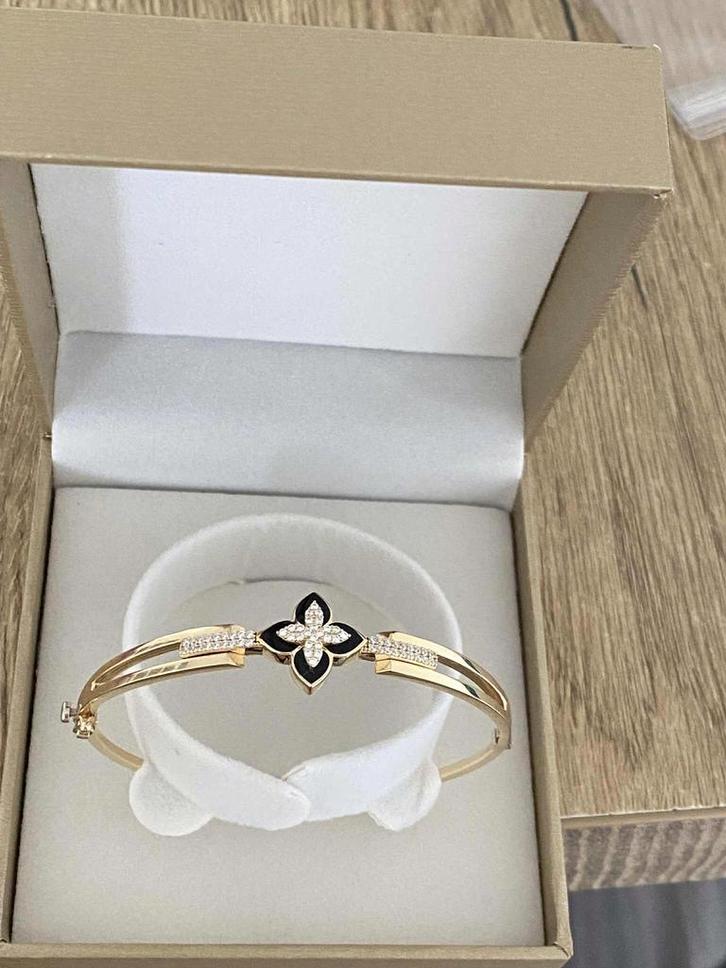 Prachtige 14 karaat gouden armband 585 goud, Sieraden, Tassen en Uiterlijk, Armbanden, Nieuw, Goud, Goud, Ophalen of Verzenden