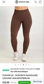 Fusion V2 - Scrunch Naadloze Legging Walnootbruin, Maat 38/40 (M), Bruin, Athelic Bee, Ophalen of Verzenden