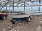 Motorboot met trailer en buitenboordmotor, Watersport en Boten, Ophalen, Gebruikt, Minder dan 10 pk, Tot 6 meter