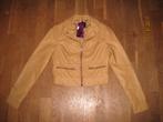 ***NIEUW*** Ann Christine nepleren camelkleurige jas maat XS, Beige, Nieuw, Ophalen of Verzenden, Ann Christine