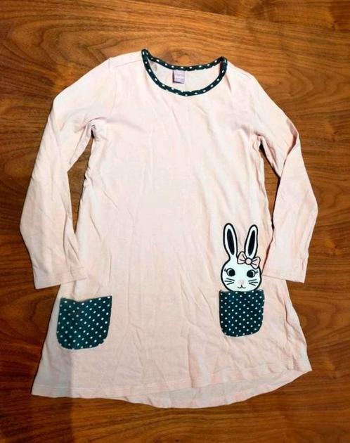 Schattig jurkje met konijntje van Dopodopo! Mt 110, Kinderen en Baby's, Kinderkleding | Maat 110, Gebruikt, Meisje, Jurk of Rok
