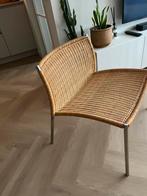 Ikea vintage rieten lounge 2  stoelen, Huis en Inrichting, Stoelen, Ophalen, Gebruikt, Bruin, Twee
