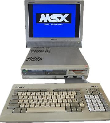 Sony MSX2 Hitbit HB-F500P incl toetsenbord (ex beeldscherm) beschikbaar voor biedingen