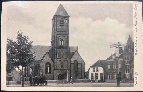 kaart 1942 Wilhelminaplein  Naaldwijk stempel Westland, Verzamelen, Ansichtkaarten | Nederland, Gelderland, 1940 tot 1960, Ophalen of Verzenden