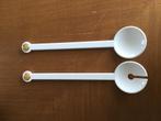 Vintage Emsa slacouvert – wit met goudkleurige knop., Ophalen of Verzenden, Huis en Inrichting