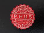 Sluitzegel Broodbakkerij DE ZEEUW P. Hus Amsterdam, Verzenden, Gebruikt, Overige typen