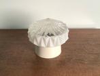 Vintage plafonniere Tabur lamp Den Haag, Huis en Inrichting, Ophalen of Verzenden, Zo goed als nieuw, Glas, Retro