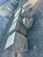 Witte tuintegels, Tuin en Terras, Tegels en Klinkers, Ophalen, Zo goed als nieuw, 10 m² of meer, Beton