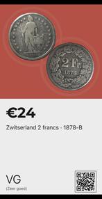 Zwitserland 2 Franck 1878-B, Ophalen of Verzenden, Koningin Beatrix