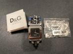 Dolce en Gabbana stainless steel horloge dames, Ophalen of Verzenden, Gebruikt, Zilver, Staal