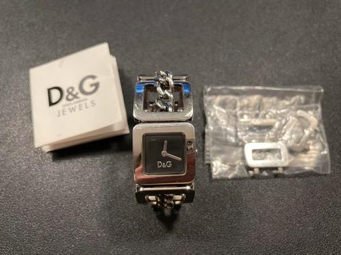 Dolce en Gabbana stainless steel horloge dames, Sieraden, Tassen en Uiterlijk, Armbanden, Gebruikt, Staal, Zilver, Ophalen of Verzenden