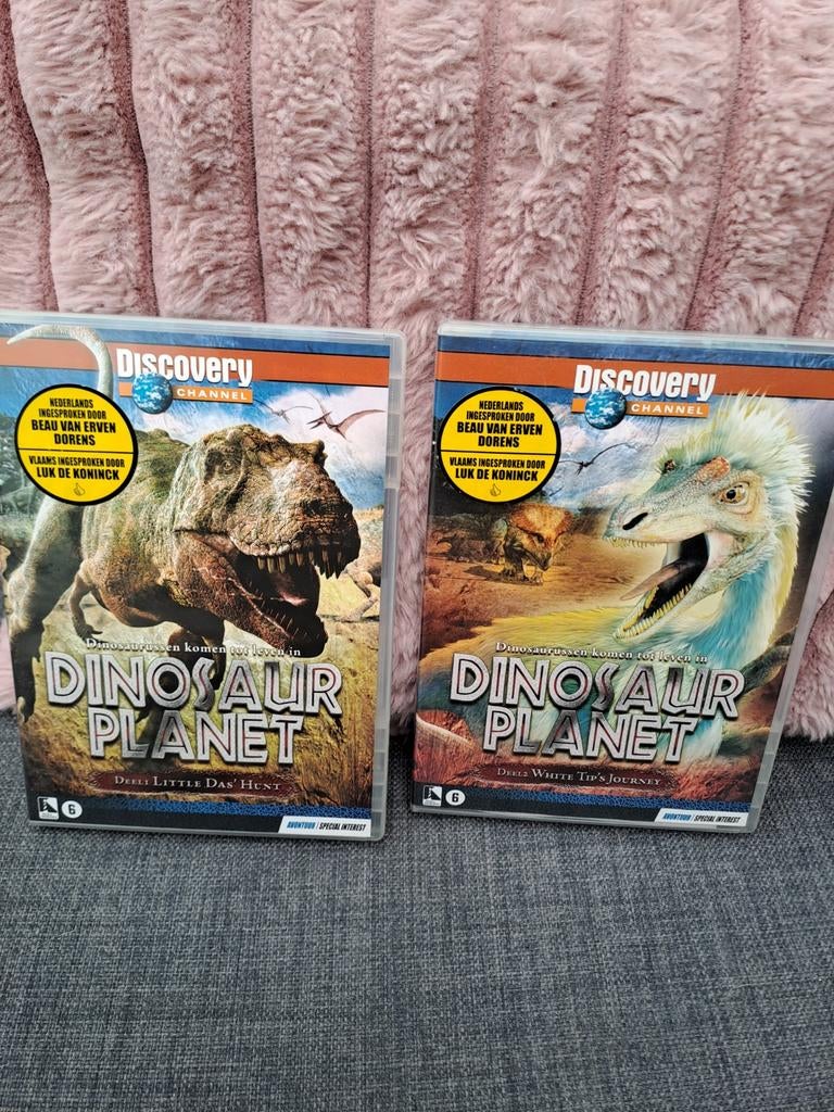 Dinosaur Planet DVD's - 2 stuks, Vanaf 6 jaar, Ophalen of Verzenden, Zo goed als nieuw, Natuur