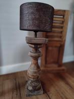Houten Lampenvoet met Kap - Landelijk/Sober, Huis en Inrichting, Lampen | Tafellampen, Hout, Landelijk, Sober, Onbekend, Nieuw