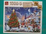 King kerst puzzel snowy town, Ophalen, 500 t/m 1500 stukjes, Zo goed als nieuw, Legpuzzel