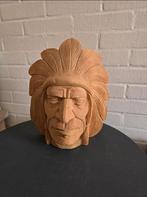 Houten Indianen hoofd, Ophalen