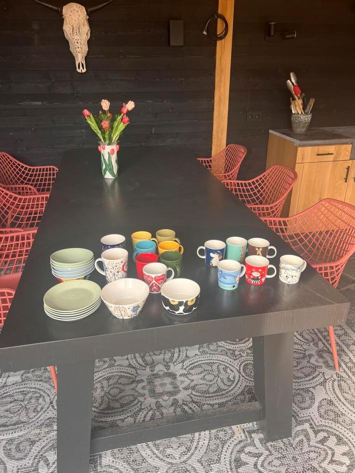 Iittala servies – diverse kopjes, bordjes en schaaltjes, Huis en Inrichting, Keuken | Servies, Gebruikt, Overige stijlen, Porselein