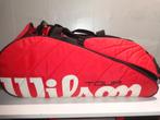 Wilson wedstrijdtas voor een hoop rackets, Ophalen of Verzenden, Gebruikt, Tas, Wilson
