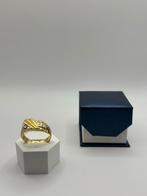 18K Gouden zegel ring met Diamant, Sieraden, Tassen en Uiterlijk, Ringen, Ophalen, 19 tot 20, Heer, Nieuw