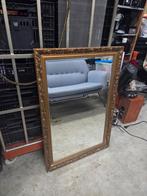 Grote Gouden Spiegel met Sierlijke Lijst, Huis en Inrichting, Woonaccessoires | Spiegels, 100 tot 150 cm, Ophalen of Verzenden