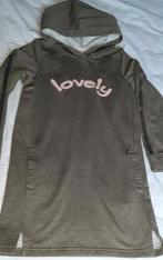 Jurk / sweatdress maat 134/140 hema donkergroen, Kinderen en Baby's, Kinderkleding | Maat 134, Meisje, Ophalen of Verzenden, Zo goed als nieuw