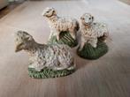 Schaapjes gips oud, Diversen, Kerst, Ophalen of Verzenden, Zo goed als nieuw