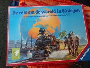 De reis om de wereld in 80 dagen, van Ravensbuger vintage beschikbaar voor biedingen