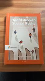 C.J. Loonstra & A.C. Velema - Hoofdstukken Sociaal Recht, Ophalen of Verzenden, Alpha, Gelezen, HBO
