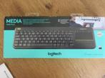 Logitech K400 Plus Draadloos Touch Toetsenbord, Computers en Software, Toetsenborden, Ophalen of Verzenden