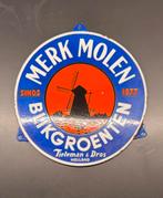 Emaille Reclamebord Merk Molen Blikgroenten, Ophalen of Verzenden, Gebruikt, Reclamebord