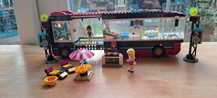 Lego Friends Partybus 41106, Kinderen en Baby's, Speelgoed | Duplo en Lego, Zo goed als nieuw, Lego, Complete set, Ophalen of Verzenden